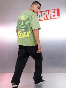 HIGHLANDER - Men Green Character T-Shirt