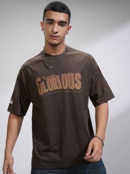 HIGHLANDER - Men Brown Character T-Shirt