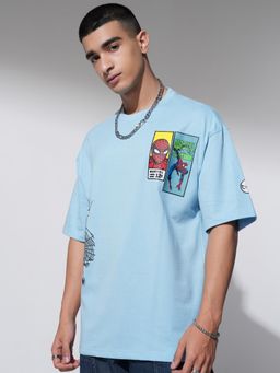 HIGHLANDER - Men Blue Character T-Shirt