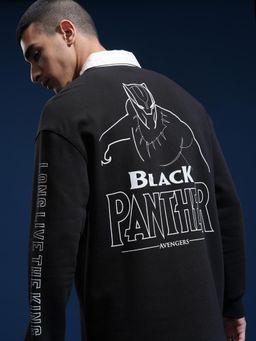 HIGHLANDER - Men Black Character Polo T-Shirt