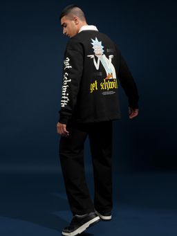 HIGHLANDER - Men Black Character Polo T-Shirt