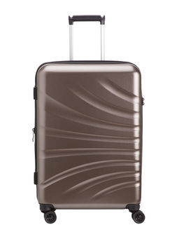 CARPISA - Grey Geometric Trolley M-Hi Q Hard