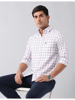 AD By Arvind - Modern Slim Fit Versatile Twill Shirt White