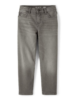 The Children's Place - Boys Grey slim Fit Jeans