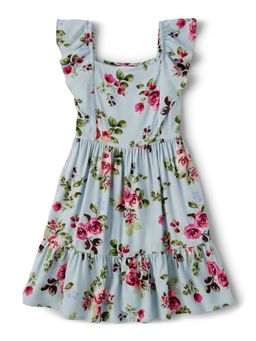 The Children's Place - Girls Blue Floral Printed Sleeveless Top