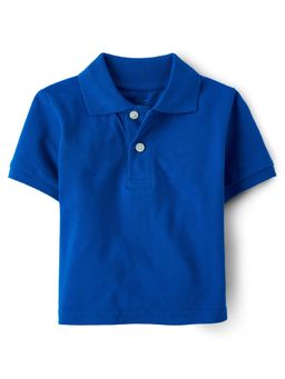 The Children's Place - Boys Plain Blue Polo Shirt