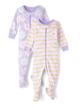 The Children's Place - Baby Girls Floral Bodysuits (Pack of 4)