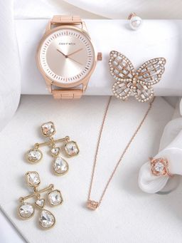 Joker and Witch - Joker & Witch Sloanne Love Stack Watch - JWLS673 (Set of 5)