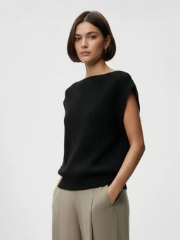 Styli - Women Short Extended Sleeves Boxy Fit Sweater