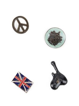 Odette - Women Multi-Color Dainty Brooches (Pack of 4)