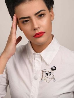 Odette - Women Designer Multi Color Brooch