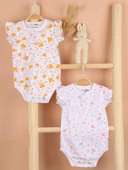 Moms Home - Organic Cotton Baby Onesies Bloom & Blossom (Set of 2)