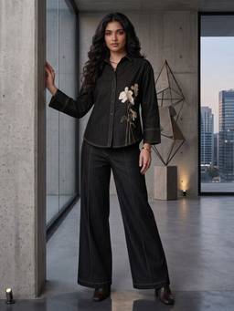 Autumnlane - Prisha Lava Denim Co-Ord Set