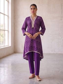 Autumnlane - Shakti Iris Work Festive Kurta and Pant