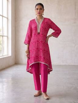 Autumnlane - Shakti Taffy Work Festive Kurta and Pant