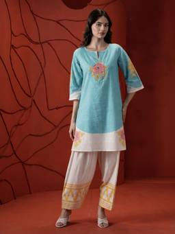 Autumnlane - Tatva Han Cotton Kurta and Farshi Salwar