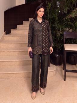 Autumnlane - Wesp ret Slate Work Printed Co-Ord Set