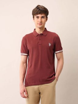 U.S. Polo Assn. Denim Co. - Men's Solid Muscle Fit Polo T-Shirt