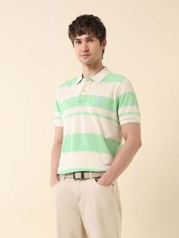 U.S. POLO ASSN. - Men's Slim Fit Summer Splash Polo T-Shirt