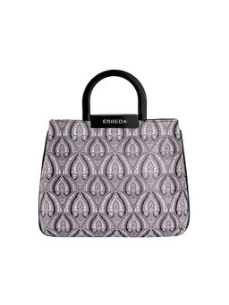 ESBEDA - Black Mandala Art Graphic Print Handbag for Women (M)