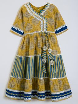 Hopscotch - Lace Embellished Cambric Dress