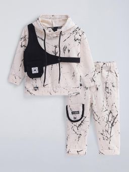 Hopscotch - Abstract Cotton Sweatshirt and Pant