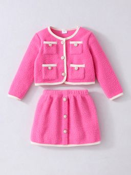 Hopscotch - Textured Jacket and Skirt