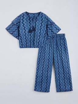 Hopscotch - 2-Pc Zigzag Printed Co-Ord Set