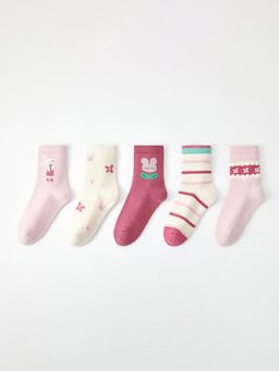 Hopscotch - Graphic Printed Socks (Pack of 5)