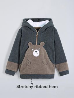 Hopscotch - Bear Zipper Hoodie