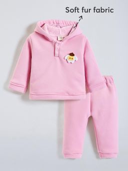 Hopscotch - Hooded Furry Hoodie and Joggers