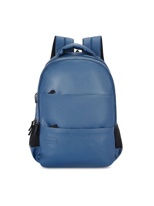 aristocrat laptop backpack Buy 28L With Rain Cover, 2 Spacious Main Compartments, 2 Quick Access Pocket & USB Charging Port | Blue Grey Aristocrat Backpack Buy Aristocrat