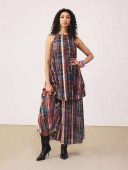 Ritu Kumar - Brown Candice Kurti with Palazzo Co-Ord Set