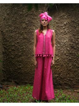 Myoho - Pink Bandhani Co-Ord Set