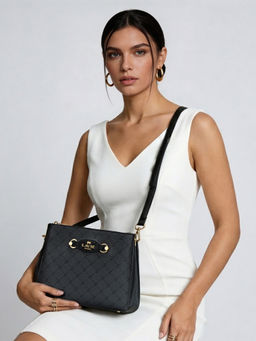 Lavie Paris - Women's Melvin Sling Bag -Charcoal (LARGE)