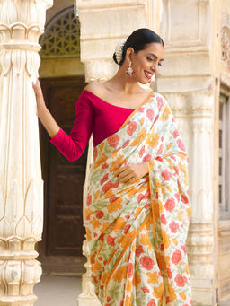 Triyah - Flamenco Red Stretchy Blouse