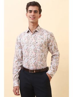 Allen Solly - Multi-Color Printed Full Sleeves Formal Shirt