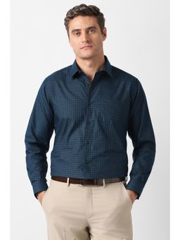 Van Heusen - Navy Blue Checks Shirt