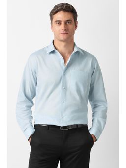Van Heusen - Light Blue Solid Full Sleeves Shirt