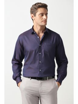 Van Heusen - Navy Blue Full Sleeves Shirt