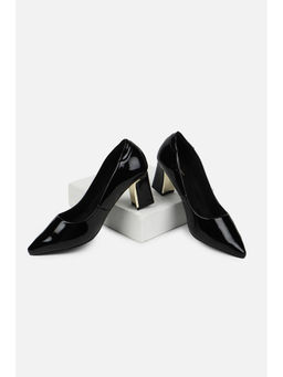 Van Heusen - Women Black Block Heels Pumps