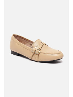 Van Heusen - Women Beige Solid Ballerinas
