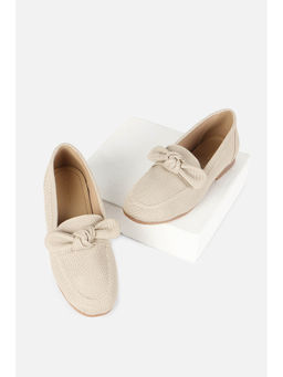 Van Heusen - Women Beige Slip On Ballerinas