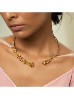 Shaya by CaratLane - 925 Silver Shaya by CaratLane Peruviana Bloom Necklace in Gold Plated