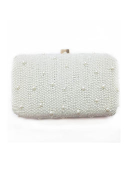 A Clutch Story - White Patterned Clutches