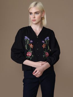Kazo - Black Lizzie Top