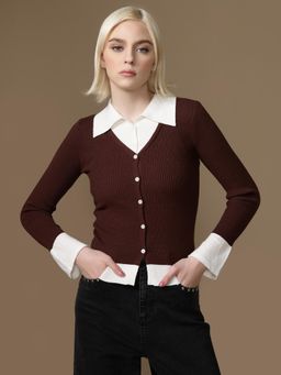 Kazo - Brown Mono Top