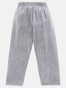 KiddoPanti - Boys Solid Pyjama Pant With Single Pocket - Grey