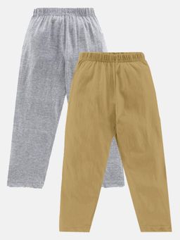 KiddoPanti - Boys Solid Pyjama Pant With Single Pocket - Multi-Color (Pack of 2)