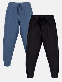 KiddoPanti - Unisex Solid Joggers - Multi-Color (Pack of 2)